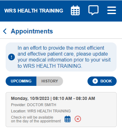 Appointment Scheduled Notification