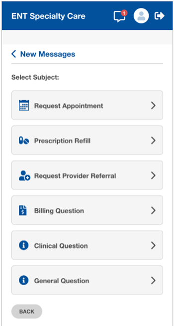 Patient New Messages