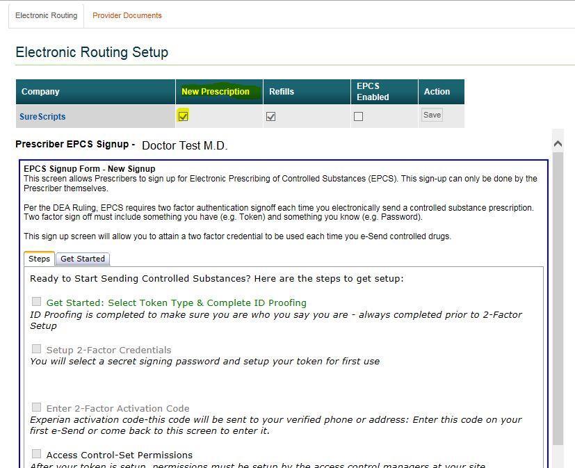 EPCS Provider Registration