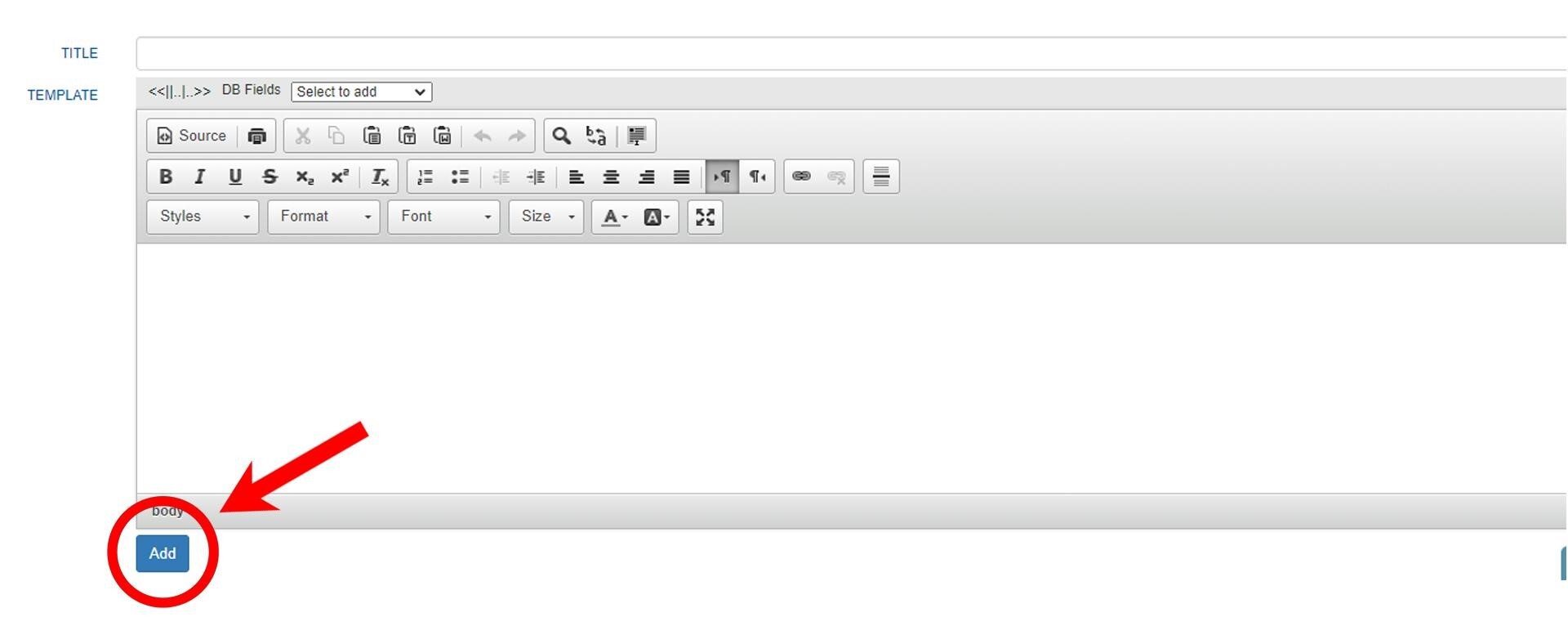 Add new HPI template