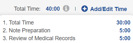 Time-Based Total Time Details