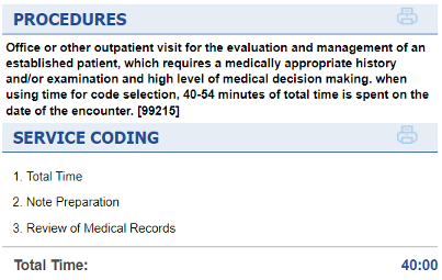Time-Based Total Time Enabled Display